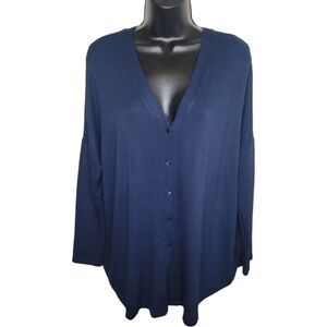 Studio B by Bobeau Nwt navy blue knit cardigan Size Medium